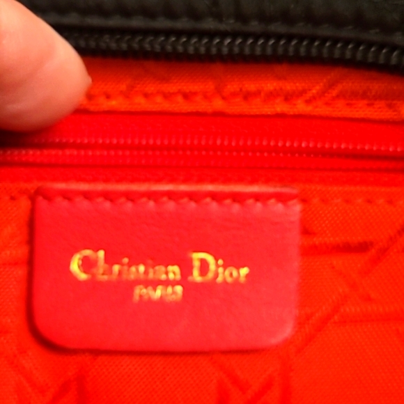 Christian Dior black nylon Lady Dior handbag - Picture 10 of 16